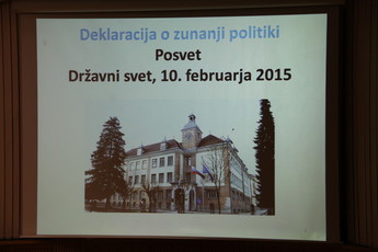Deklaracija o zunanji politiki, 2015