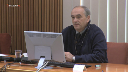 Anton Jagodic na posvetu Ekološko kmetovanje za bolj zdravo življenje<br>(Avtor: Milan Skledar)