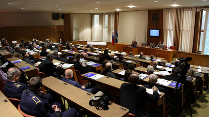 Predstavniki občinskih Svetov za preventivo in vzgojo v cestnem prometu<br>(Avtor: Milan Skledar)