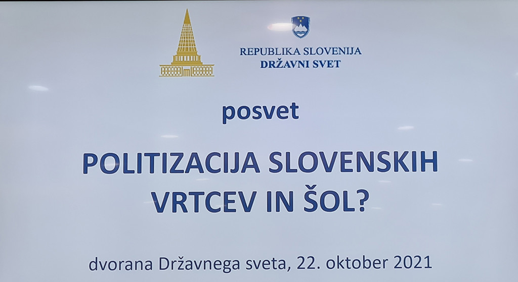 Posvet: Politizacija slovenskih šol in vrtcev?