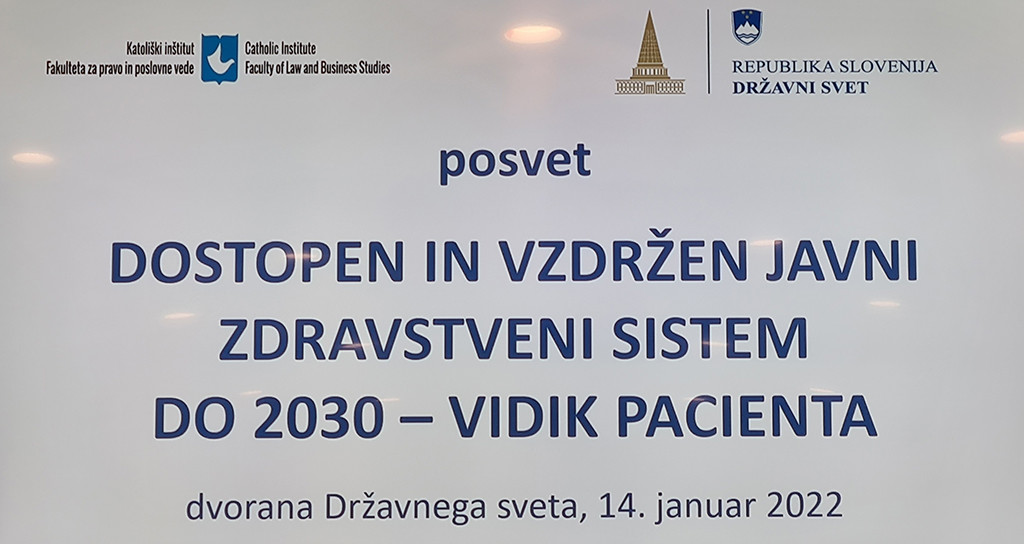 Posvet v Državnem svetu: Dostopen in vzdržen javni zdravstveni sistem do 2030 - vidik pacienta<br>(Avtor: Milan Skledar)