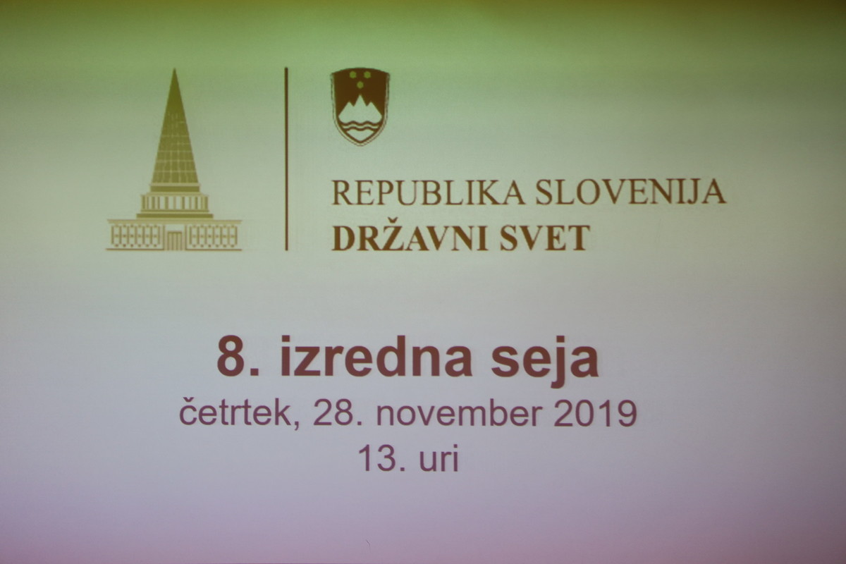 8. izredna seja, 2019<br>(Avtor: Milan Skledar)