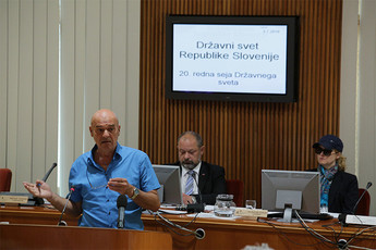 Ladislav Rožič, državni svetnik<br>(Avtor: Milan Skledar)