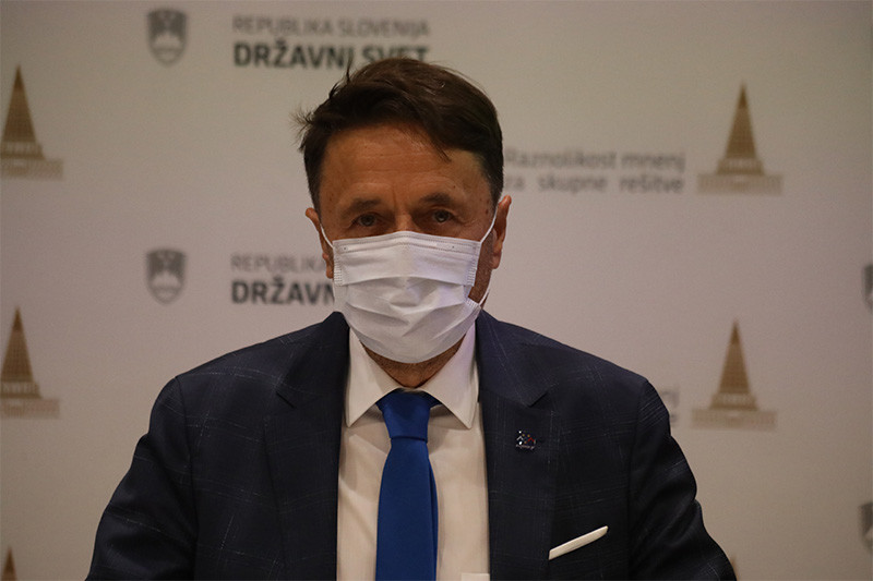 Matjaž Švagan, državni svetnik. 25. izredna seja DS RS, 2021<br>(Avtor: Milan Skledar)