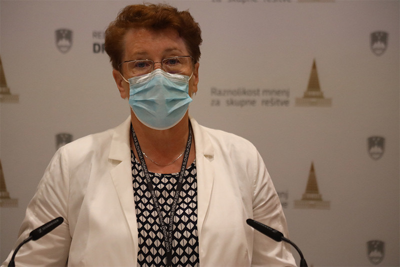 Alenka Forte, državna sekretarka, Ministrstvo za zdravje. 25. izredna seja DS RS, 2021<br>(Avtor: Milan Skledar)