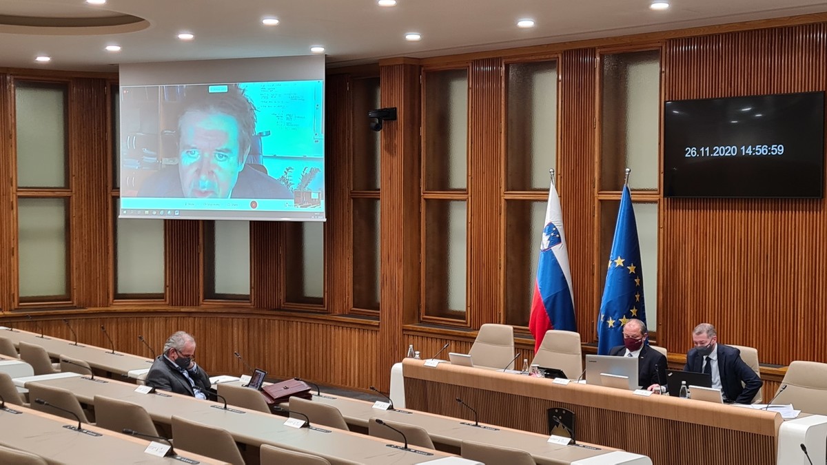 18. izredna seja Državnega sveta na daljavo in v dvorani DS RS<br>(Avtor: Milan Skledar)