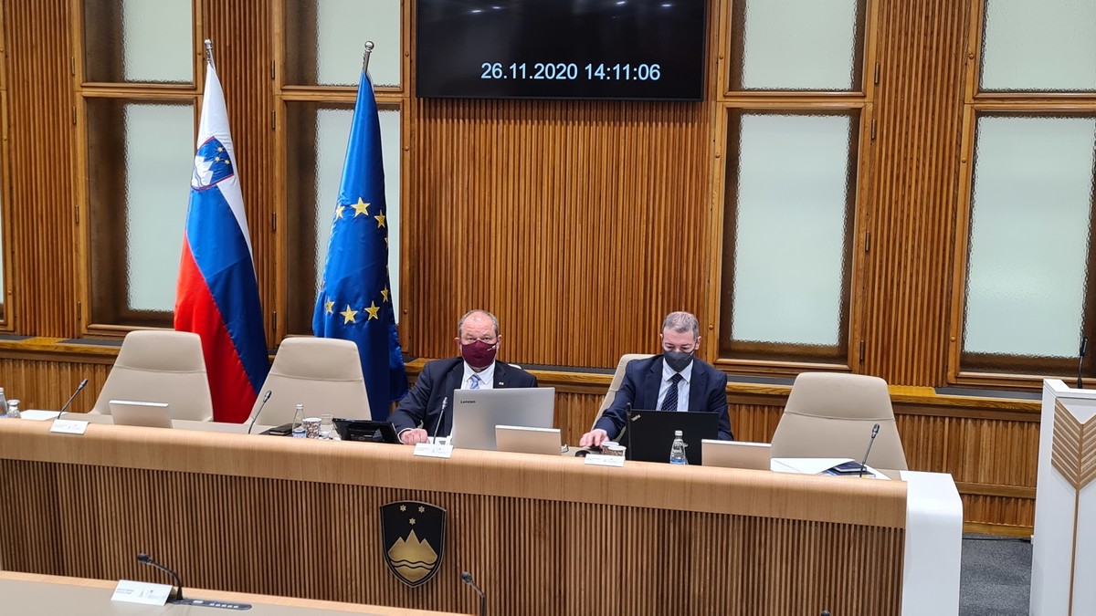 Predsednik DS RS Alojz Kovšca in sekretar DS RS, dr. Dušan Štrus<br>(Avtor: Milan Skledar)