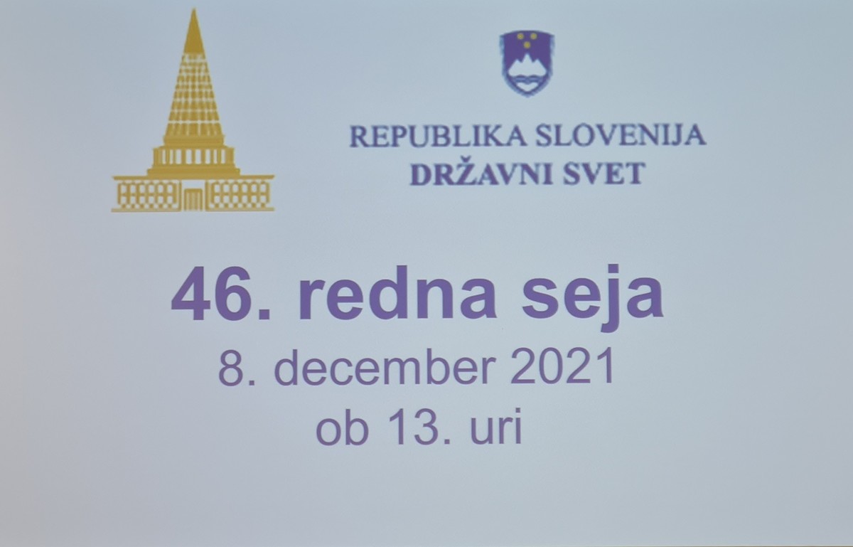 V ŽIVO 46. redna seja Državnega sveta RS