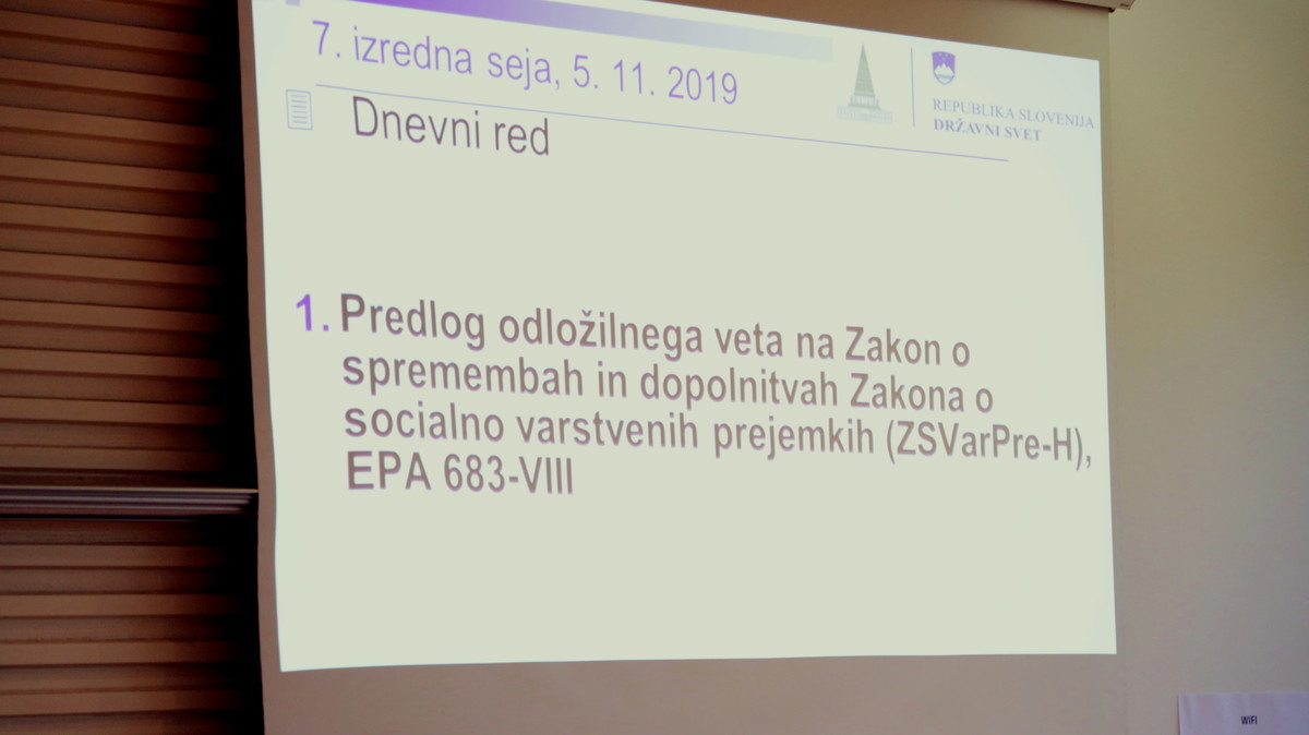 7. izredna seja Državnega sveta<br>(Avtor: Milan Skledar)