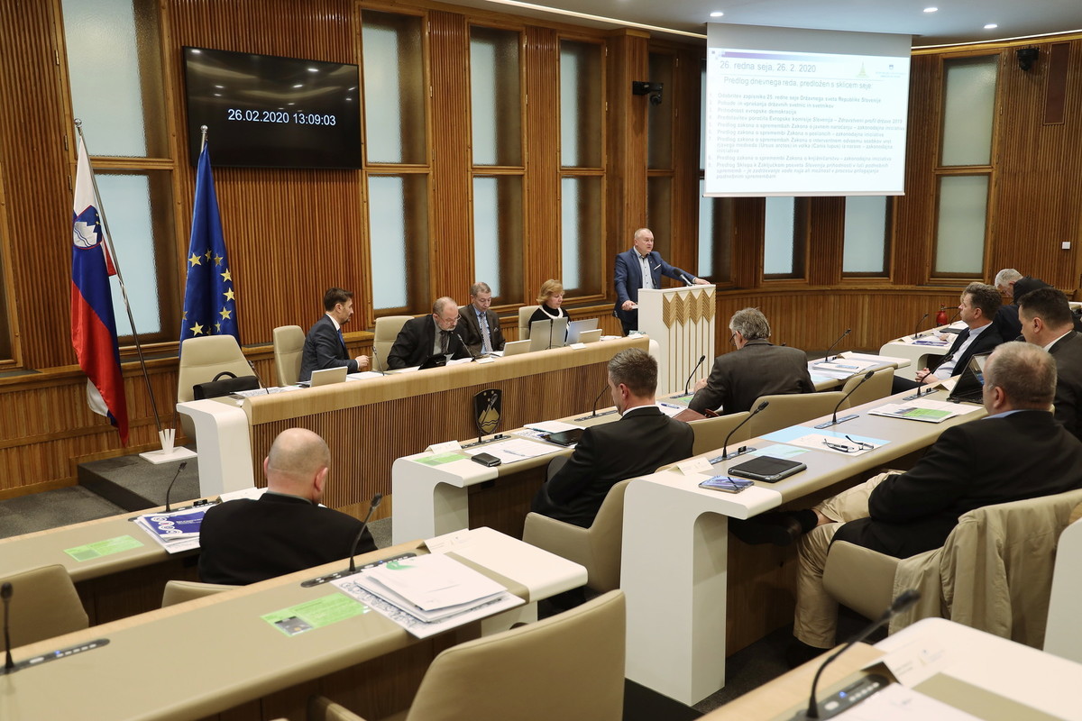  DRŽAVNI SVET 26. redna seja, 2020<br>(Avtor: Milan Skledar)