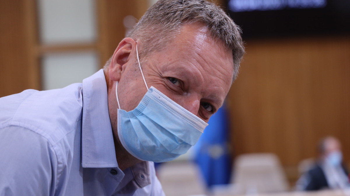 Boris Popovič, državni svetnik na 13. izredni seji Državnega sveta<br>(Avtor: Milan Skledar)