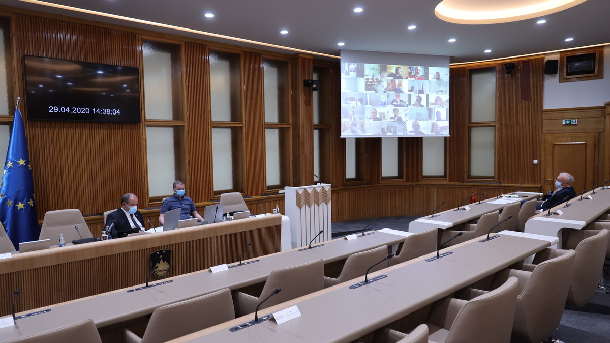 13. izredna seja Državnega sveta, 29. aprila 2020<br>(Avtor: Milan Skledar)