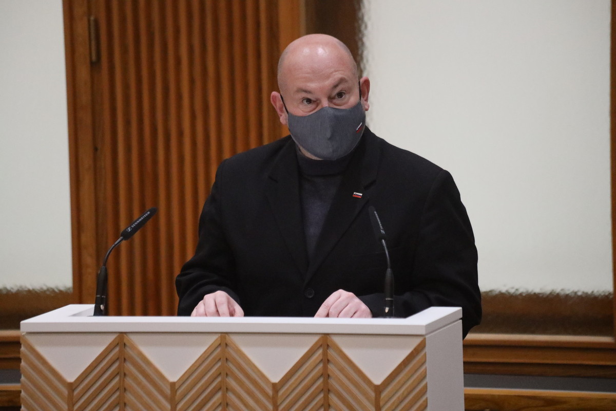 Tomaž Horvat, državni svetnik, 38. redna seja Državnega sveta RS<br>(Avtor: Milan Skledar)