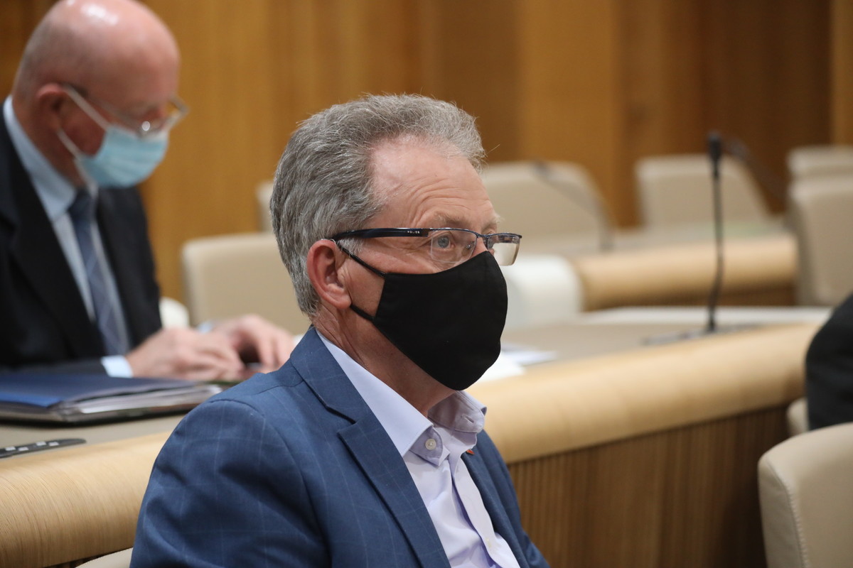 Branko Tomažič, državni svetnik, 38. redna seja Državnega sveta RS<br>(Avtor: Milan Skledar)