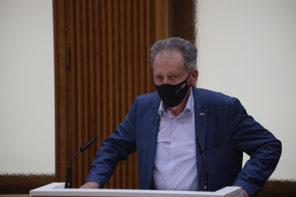 Branko Tomažič, državni svetnik, 38. redna seja Državnega sveta RS<br>(Avtor: Milan Skledar)