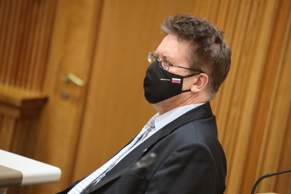 Dr. Matjaž Gams, državni svetnik, 38. redna seja Državnega sveta RS<br>(Avtor: Milan Skledar)