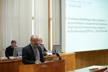 Alojz Kovšca, predsednik Državnega sveta<br>(Avtor: Milan Skledar)