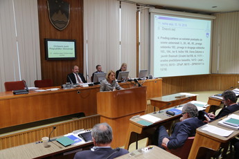 Mag. Marija Lah, državna svetnica na 11. redni seji DS<br>(Avtor: Milan Skledar)