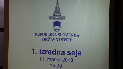1. izredna seja DS