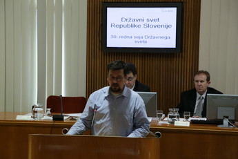 Miloš Pohole, državni svetnik<br>(Avtor: Milan Skledar)