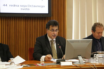 Mitja Bervar, predsednik Državnega sveta<br>(Avtor: Milan Skledar)