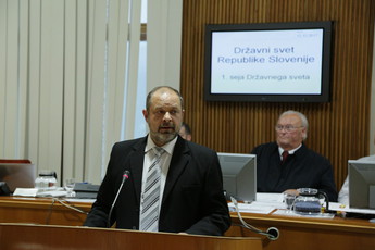 Alojz Kovšca, predsednik Državnega sveta, 12. 12. 2017<br>(Avtor: Milan Skledar)