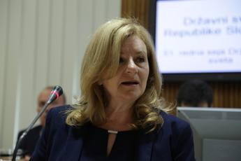 Bojana Potočan, državna svetnica na 51. redni seji DS<br>(Avtor: Milan Skledar)