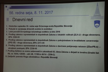56. redna seja DS, dnevni red<br>(Avtor: Milan Skledar)