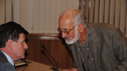 mag. Blaž Kavčič in prof. dr. Matija Kovačič<br>(Avtor: Milan Skledar)