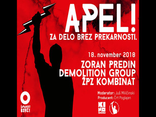 APEL - ZA delo brez prekarnosti<br>(Avtor: Milan Skledar)