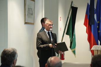 Žalna seja ob smrti Ivana Omana, 2019<br>(Avtor: Milan Skledar)
