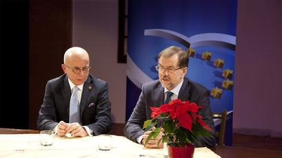 Lojze Peterle in Saša Veronik<br>(Avtor: Milan Skledar)
