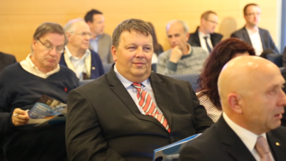 Rajko Stankovič, predsednik Društva Mali delničarji Slovenije<br>(Avtor: Milan Skledar)