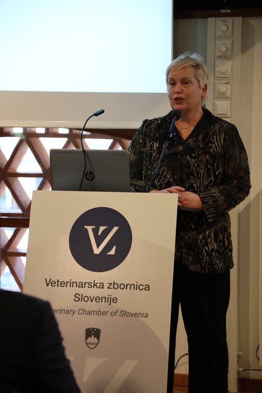 Izr. prof., dr, Breda Jakovac Strajn, dekanja Veterinarske fakultete<br>(Avtor: Pia Skledar, S-tv)